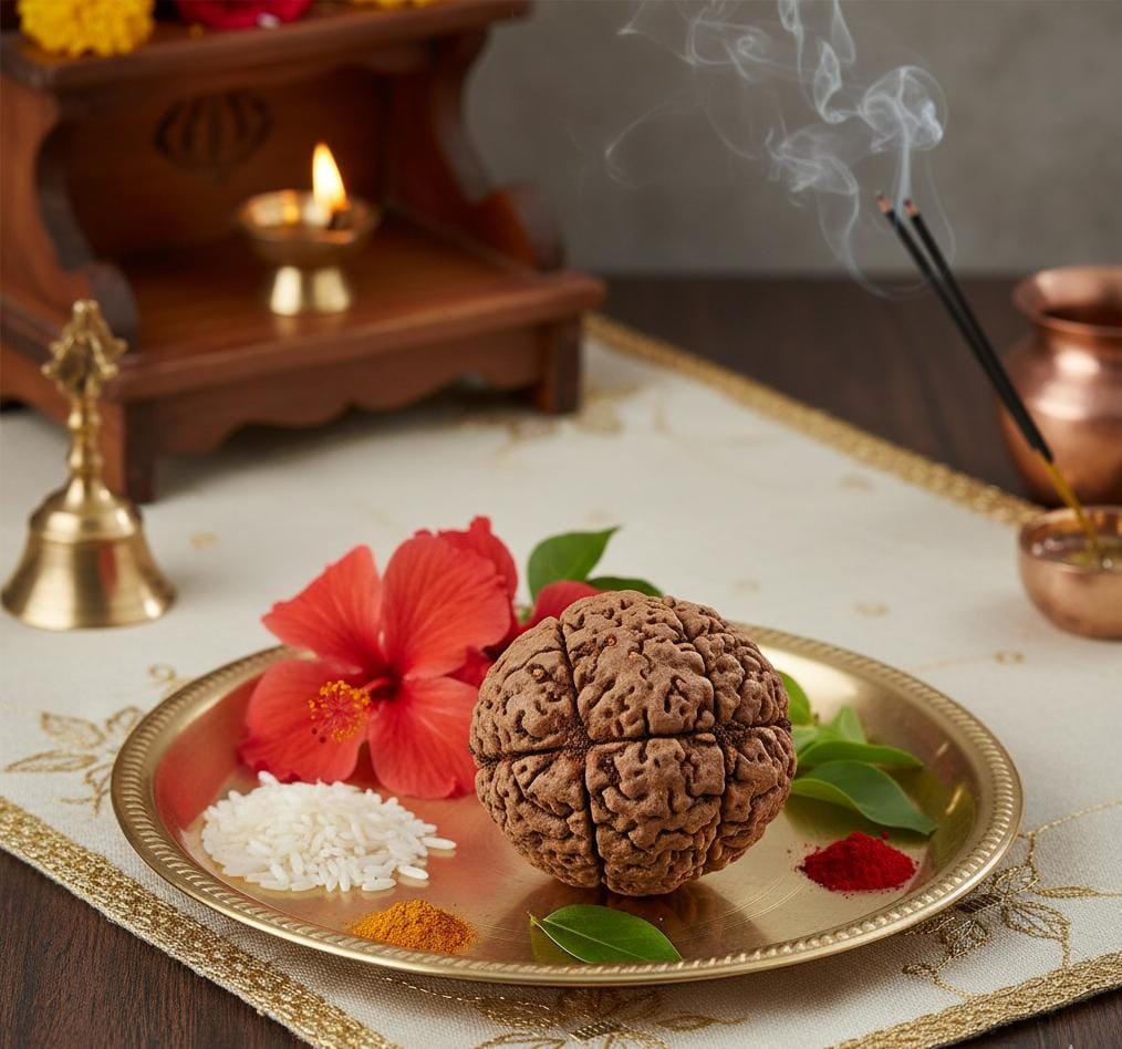 Nine - mukhi Rudraksha