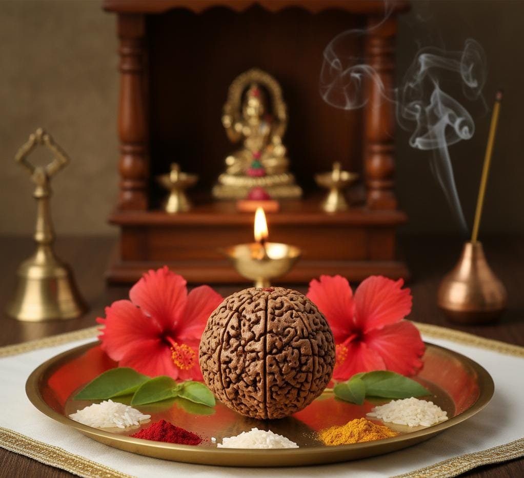 Fifteen - mukhi Rudraksha